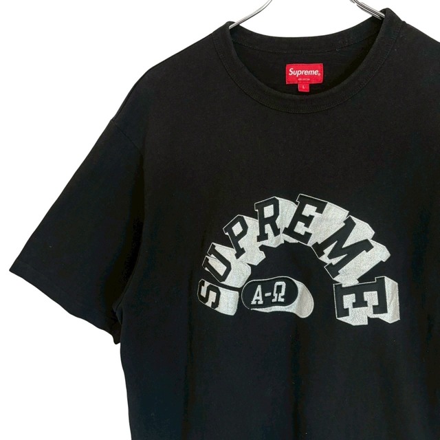 supreme シュプリーム Tシャツ L センターロゴ 刺繍ロゴ | 古着屋SAKASHITA