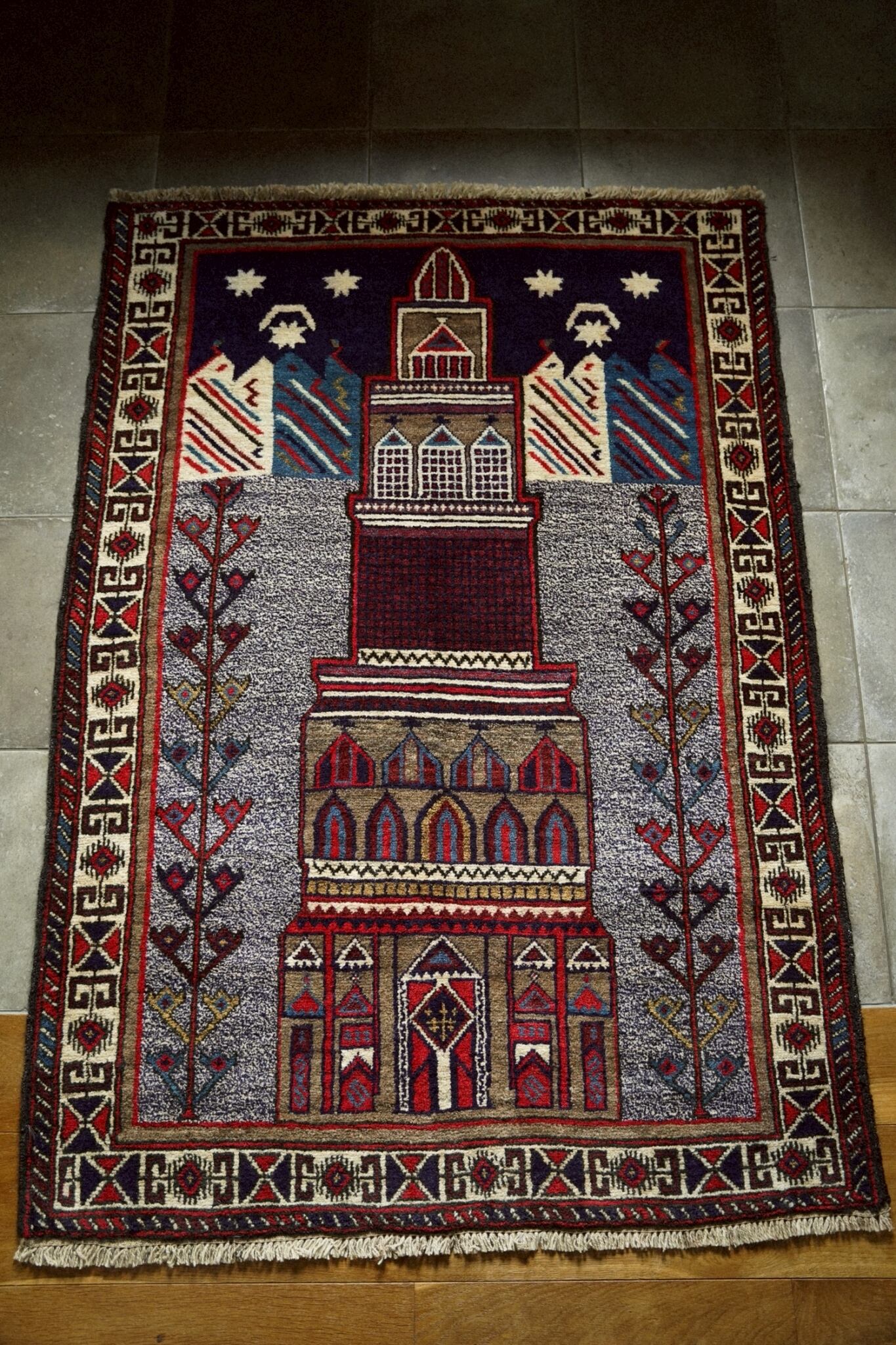 1957-Vintage Baluch rug | 手織りのヴィンテージラグ専門店 | Bahr