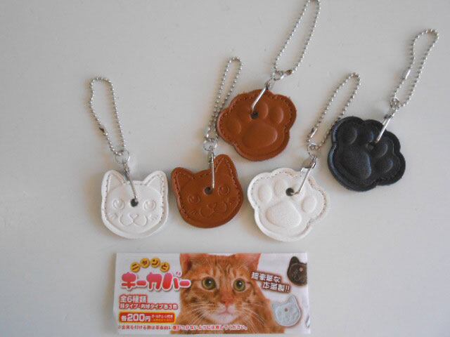 ♯Gzi15DDふさふさにゃんこしっぽストラップ&傘の柄カバー全6種