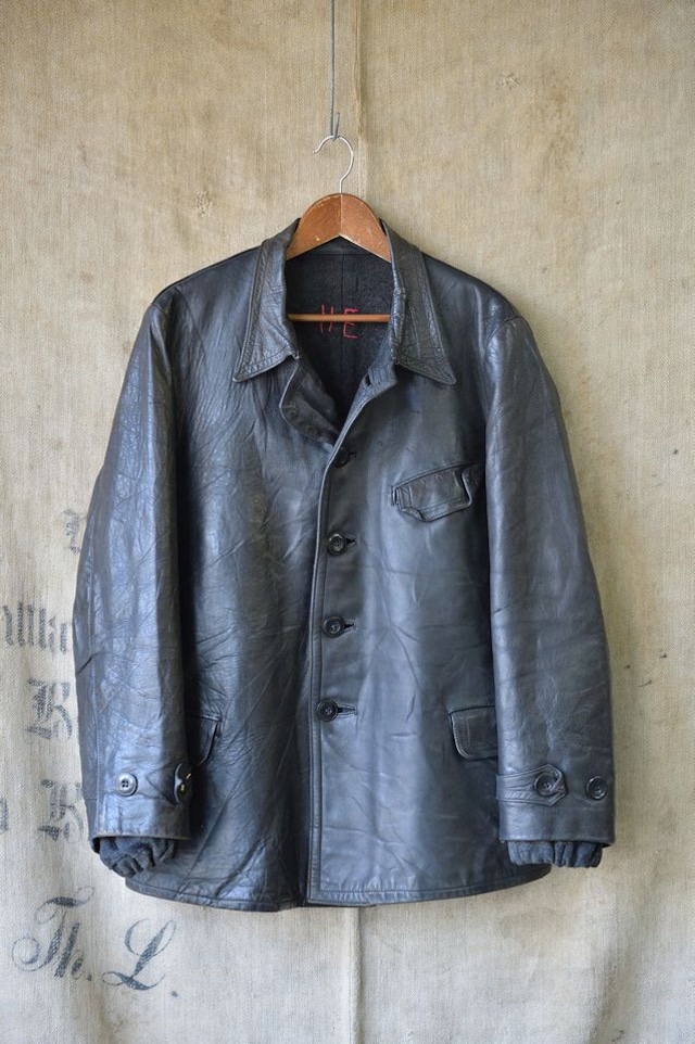 Vintage German “Kriegsmarine” Style leather jacket