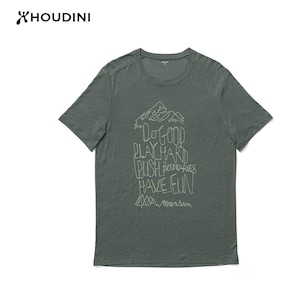 HOUDINI   M's Tree Message Tee 【MEN】