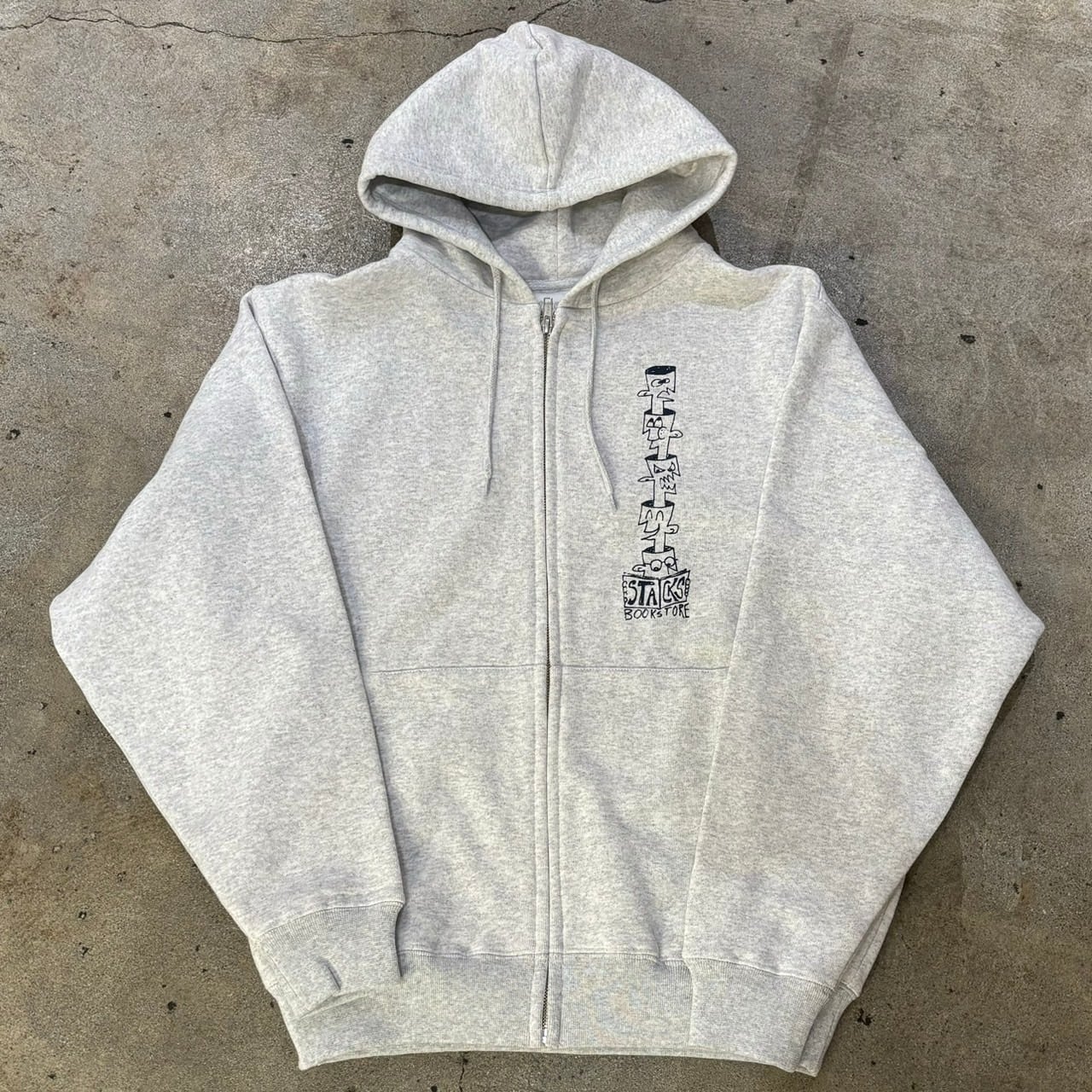 stacks - SLINKY ZIP HOODIE | stacks bookstore