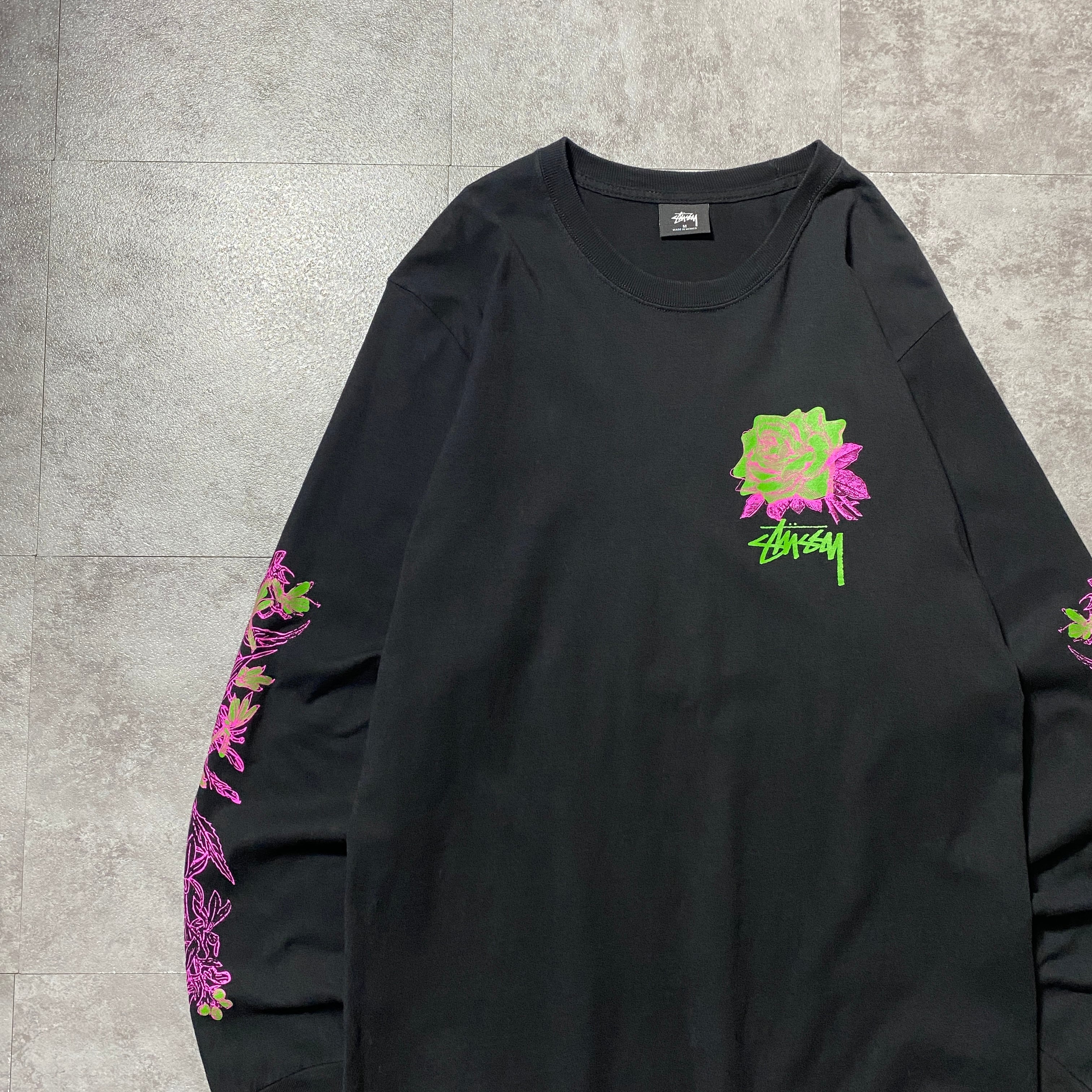 stussy ステューシー フラワーグラフィック ワンポイント アーム