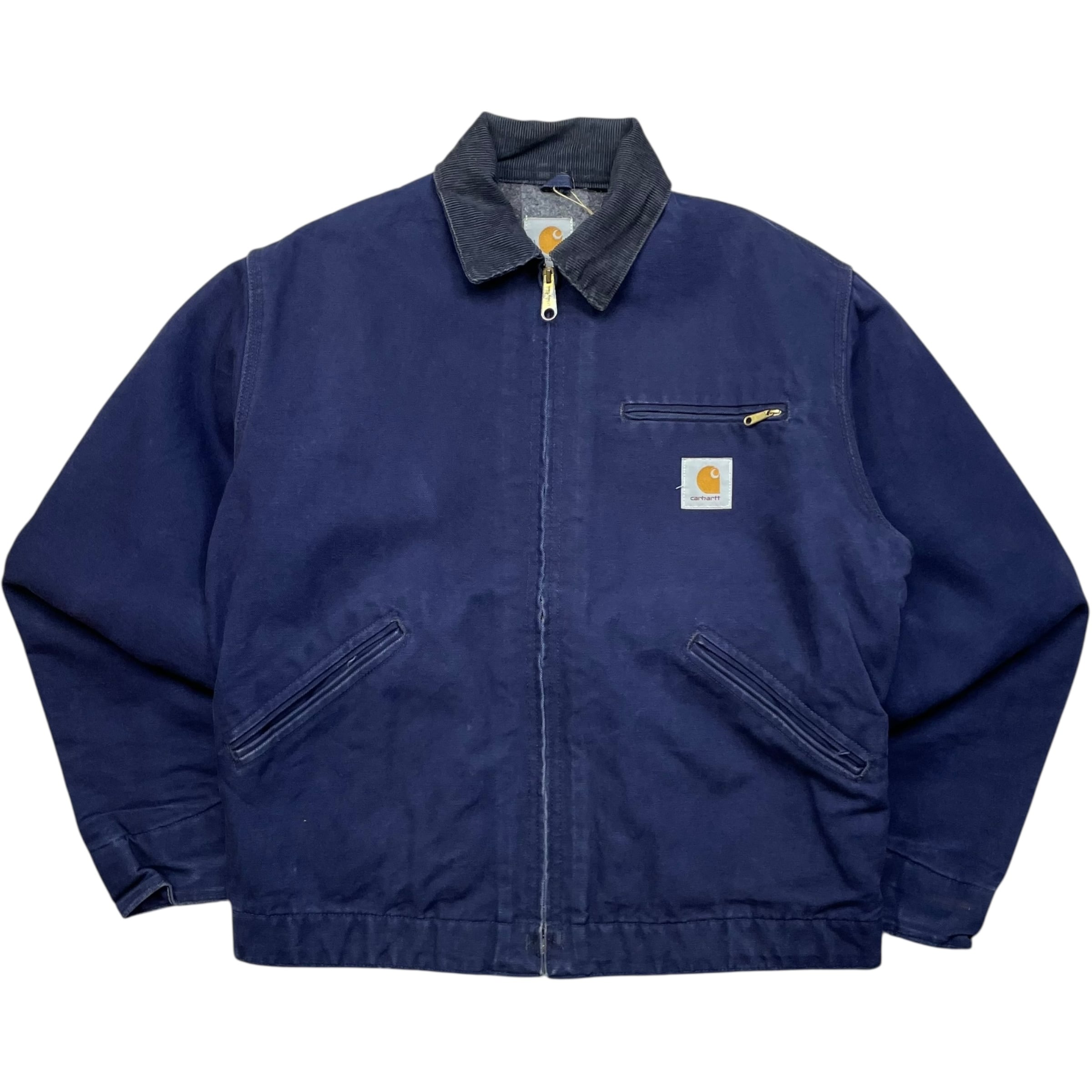 《M》 Carhartt カーハート 希少カラー デトロイトジャケット ワークジャケット 短丈 ダークネイビー no.8970