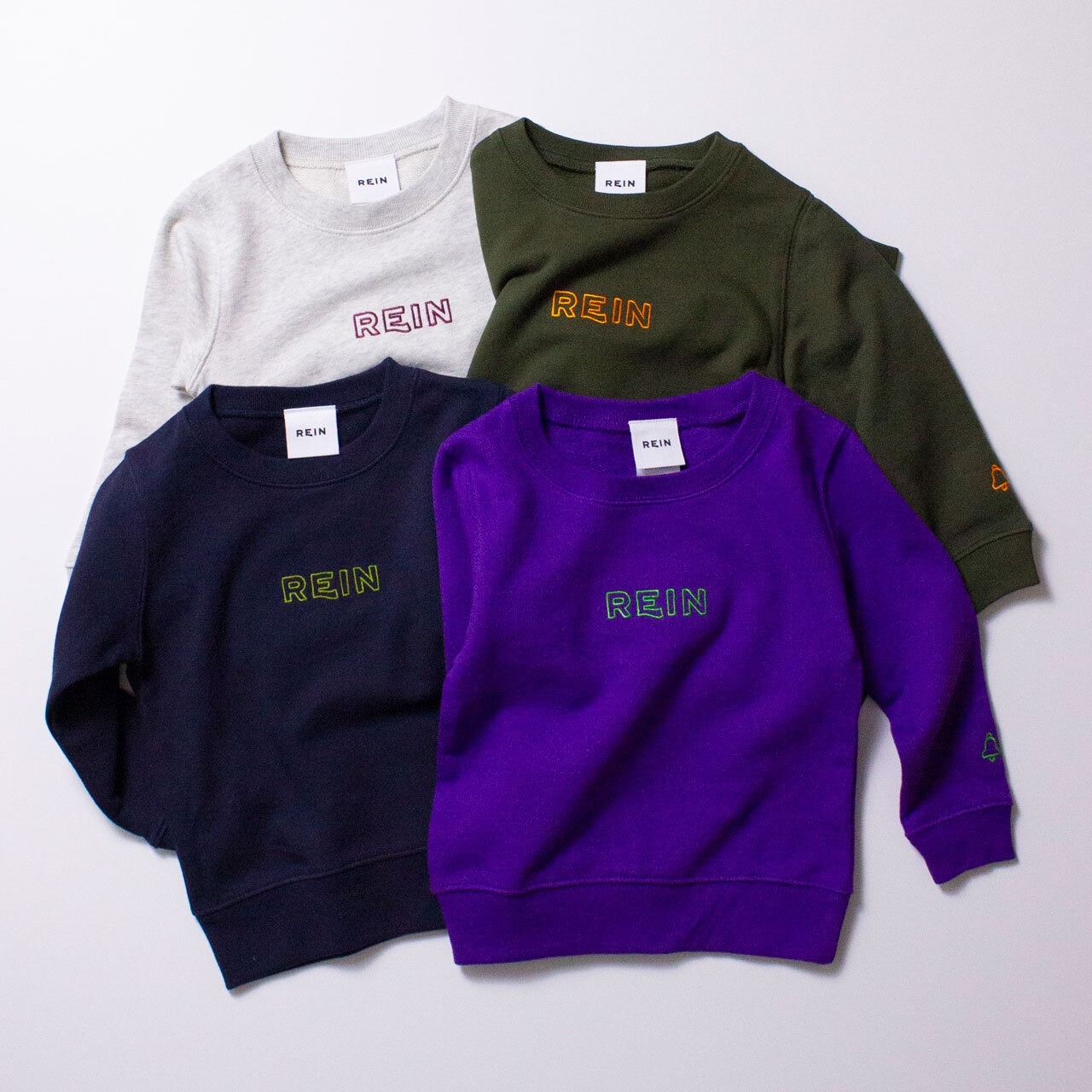 ＜REIN＞エンブロイダリー スウェットプルオーバー Sweatshirts（Purple） - 3