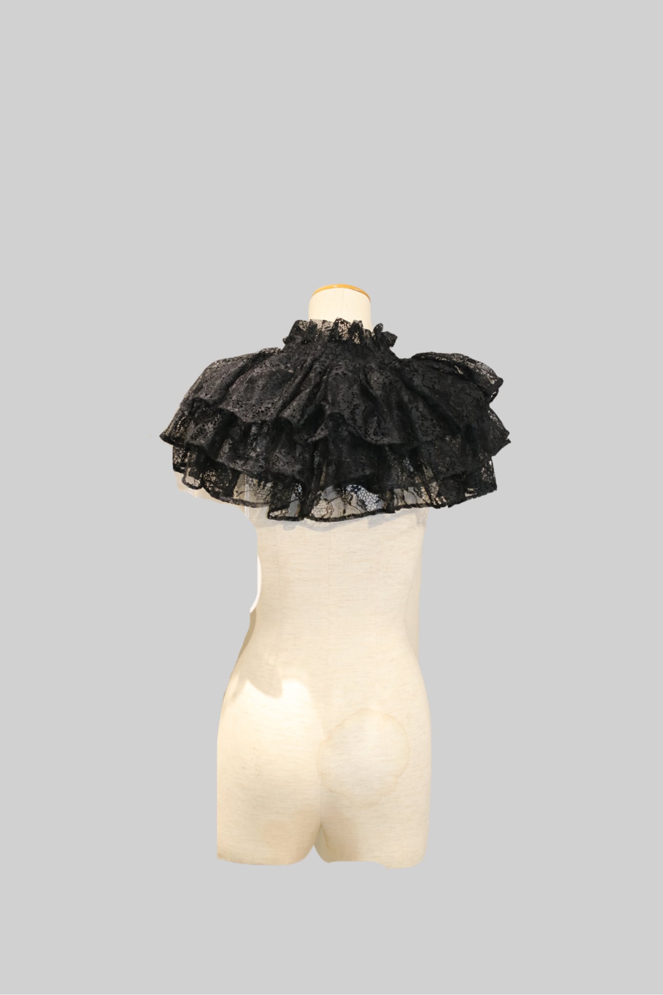 24AW】FUMIE=TANAKA stand gather nec (BLACK) F24A-31 | IAAAM ONLINE