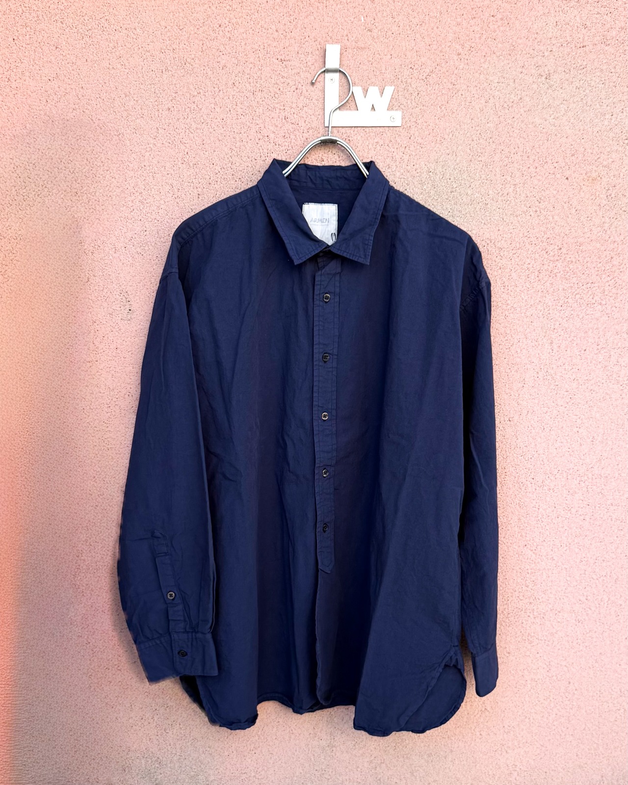 【ARMEN WOMEN】UTILITY REGULAR COLLAR SHIRT