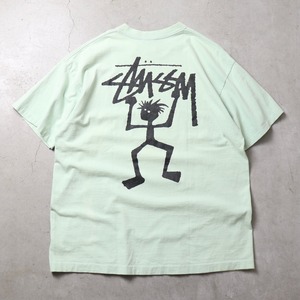 1990s  OLD STUSSY  "SHADOW MAN"  XL  Made in USA　R28
