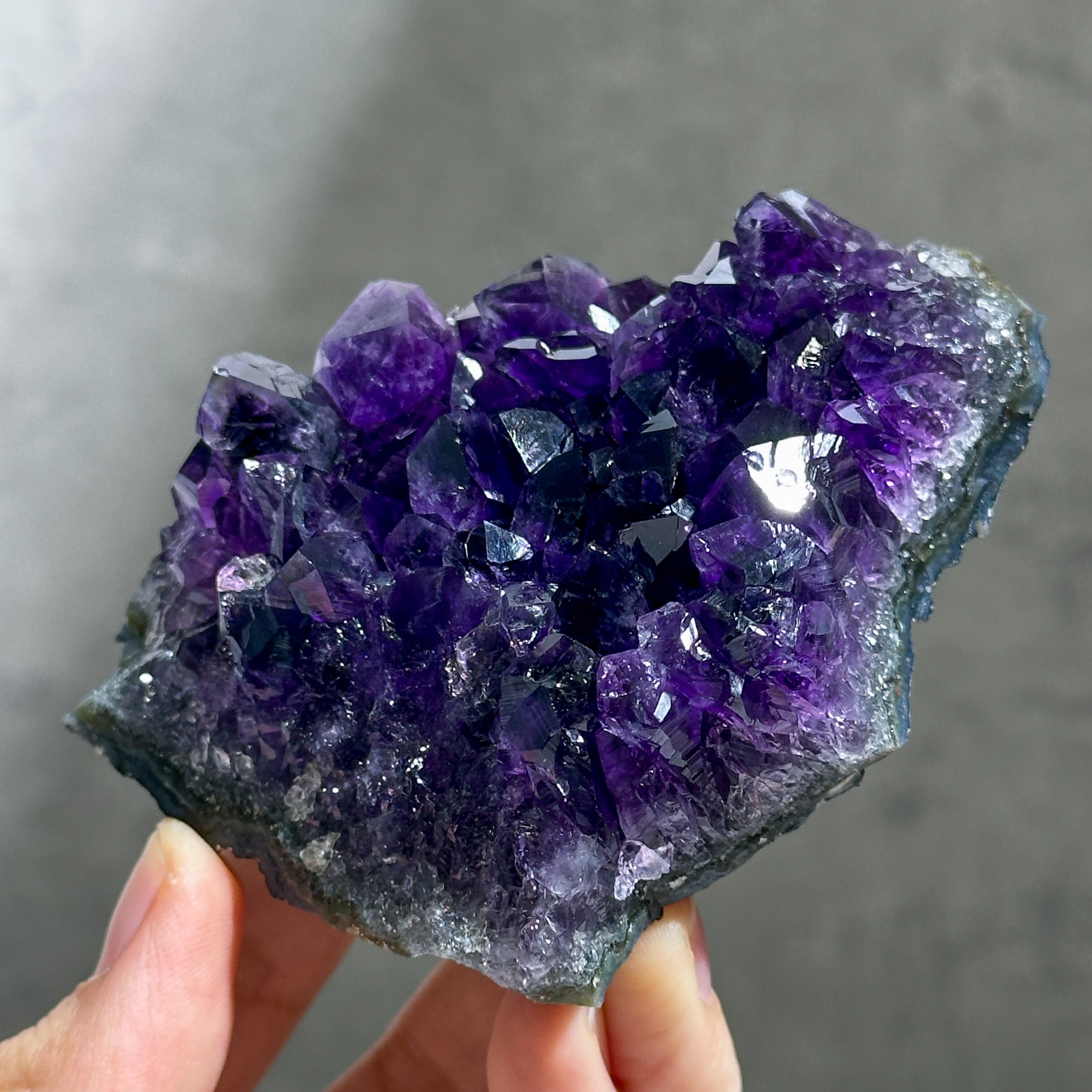 高品質】ファントム◎ウルグアイ産アメジスト 原石64◇ Amethyst