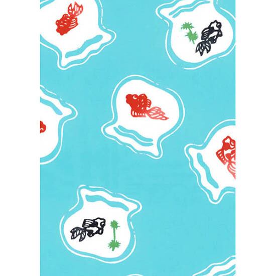 手ぬぐい・金魚鉢