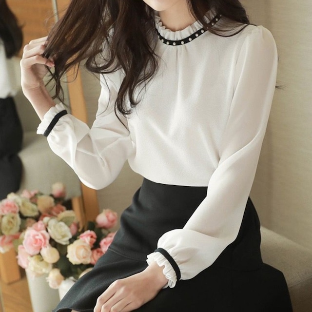 Elegant fairy chiffon blouse