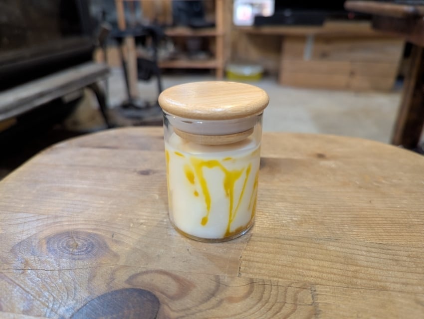 日本みつばち蜜蝋キャンドル S 150g | Qcompany