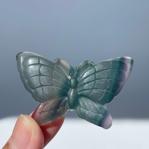 グリーンフローライト バタフライ01◇Green Fluorite Butterfly ◇天然石・鉱物・パワーストーン