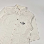 CASTELBAJAC SPORT カステルバジャック デザイン 七分袖 シャツ 2/ホワイト レディース ゴルフ