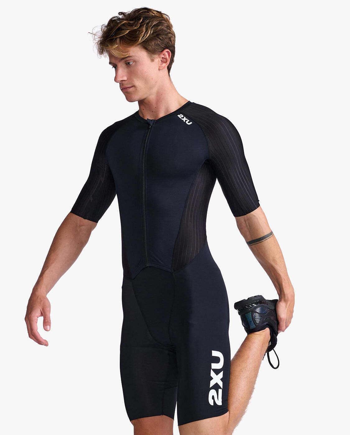2XU トライスーツ Aero sleeved Trisuits MT6426d BLK/WHT | Niko Bike