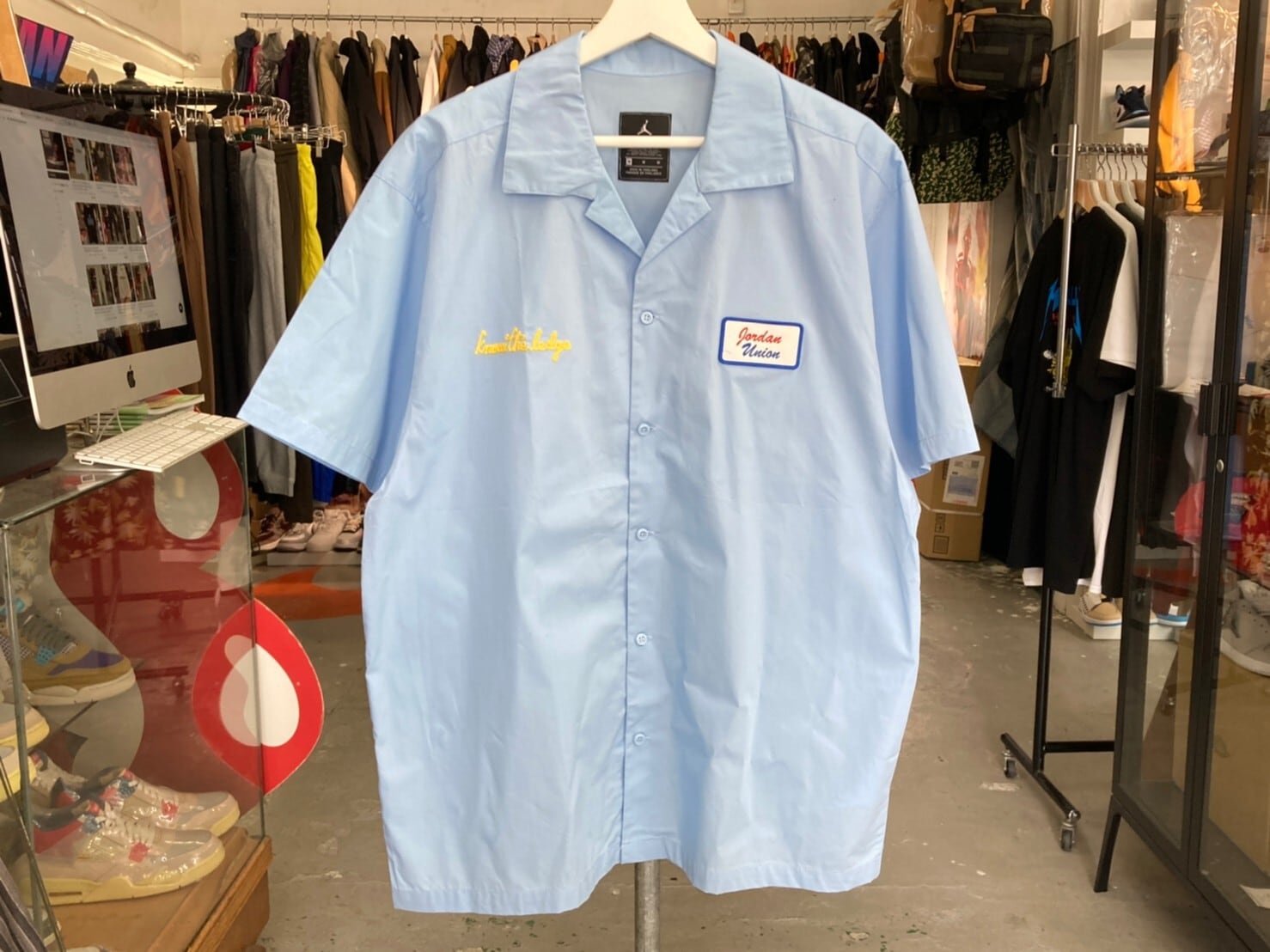union jordan mechanic shirt blue s