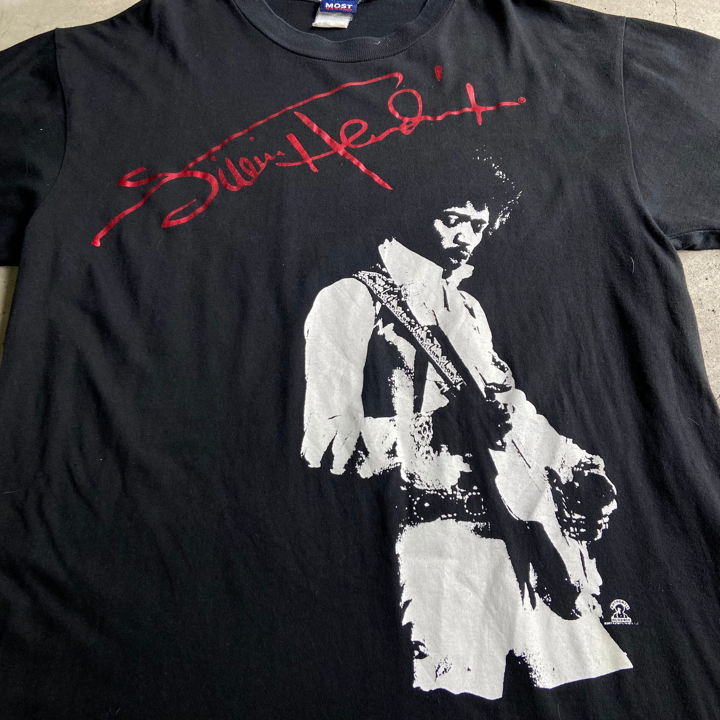 00年代 Jimi Hendrix ジミ・ヘンドリックス アーティストTシャツ バンドTシャツ メンズL 古着 00s ヴィンテージ ビンテージ  ブラック 黒【Tシャツ】【GS07】【CS2209-30】 | cave 古着屋【公式】古着通販サイト