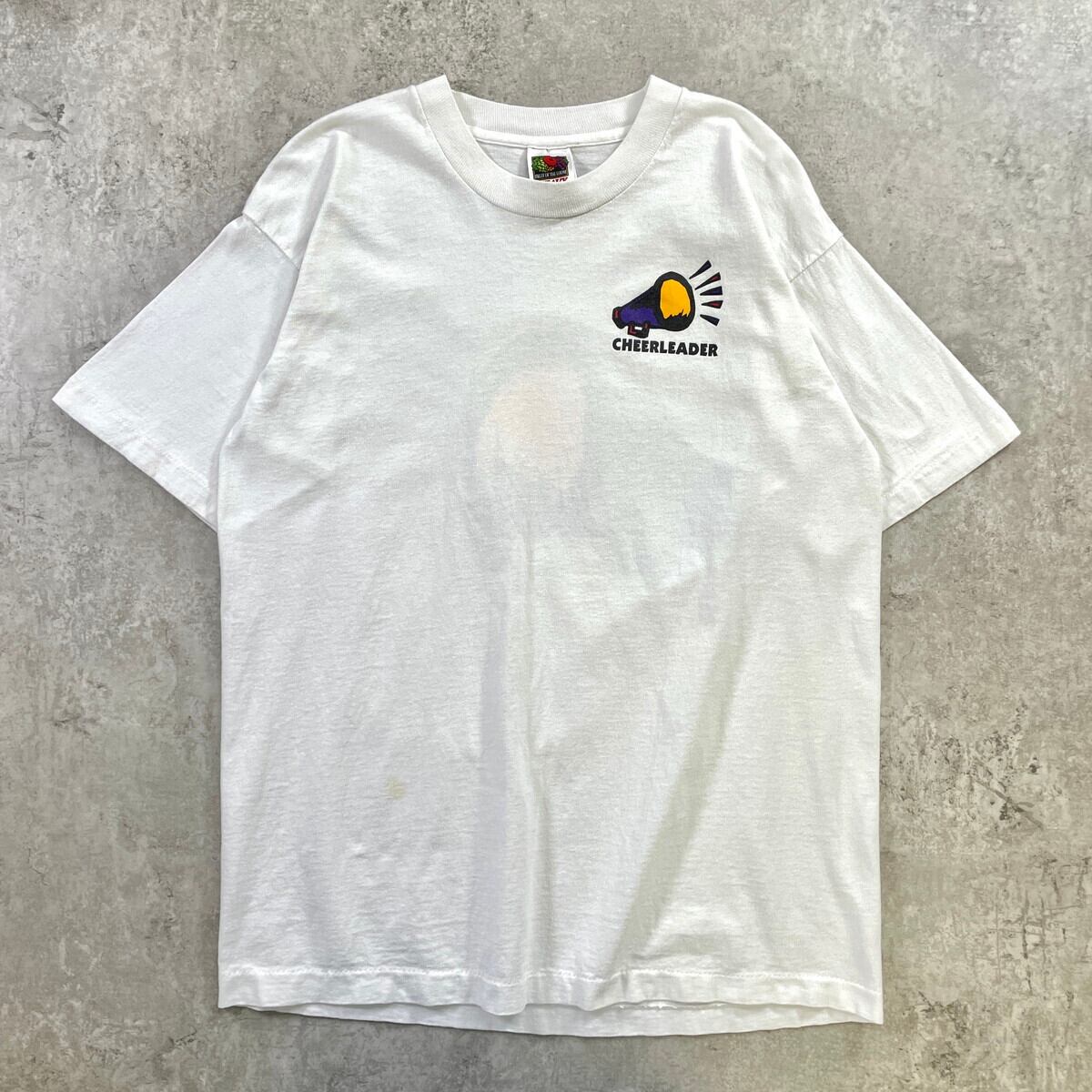 90年代 CHEERLEADER チアリーダー ワンポイントロゴプリントTシャツ