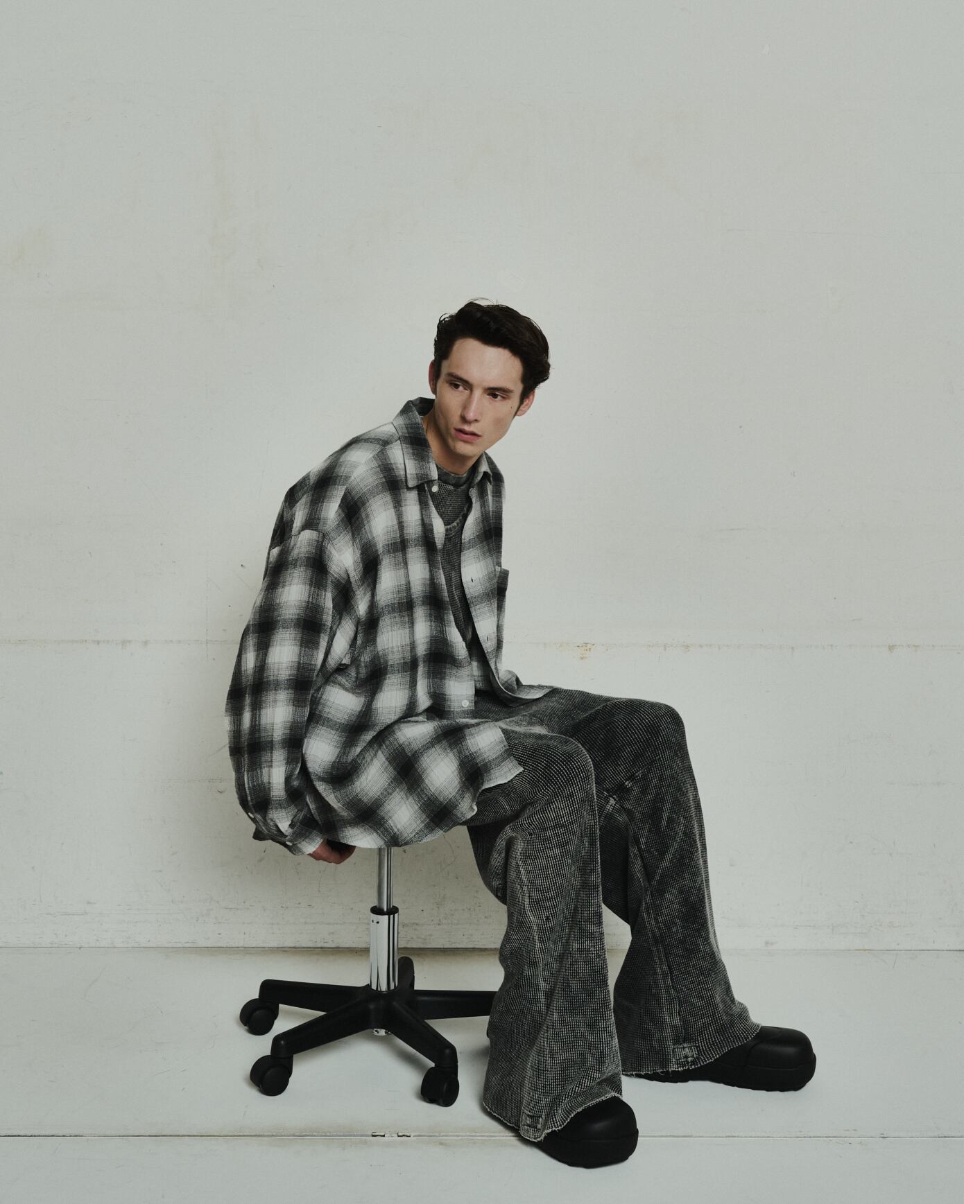 ROTOL - Dry Ombre Wide Shirts - / R26SSEM13 / ロトル ドライ