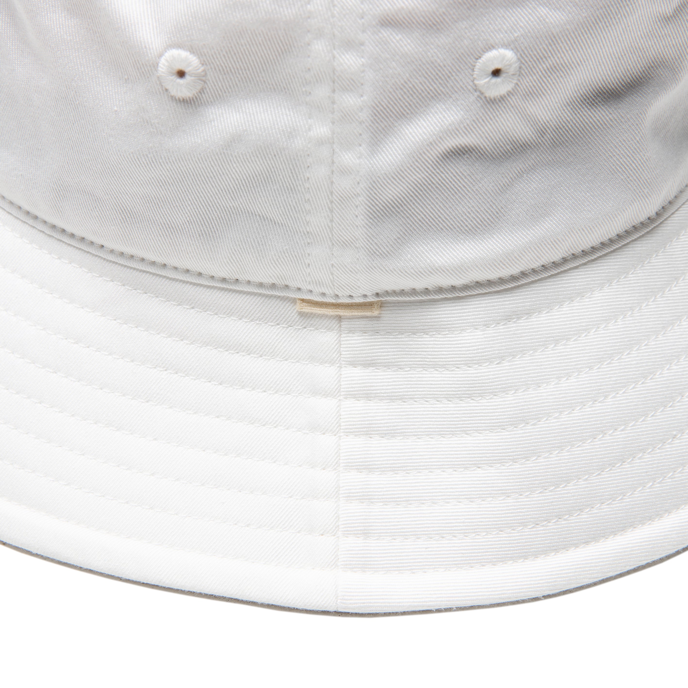 High Density Chino Cloth Bucket Hat (white) | OVY