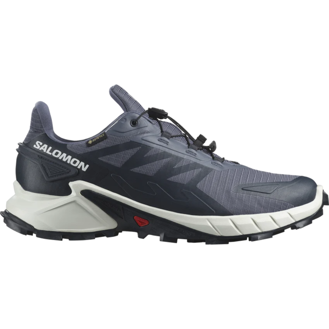 SALOMON (ｻﾛﾓﾝ) - SUPERCROSS 4 GORE-TEX (ｽｰﾊﾟｰｸﾛｽ 4 ｺﾞｱﾃｯｸｽ) Grisaille / White / Carbon