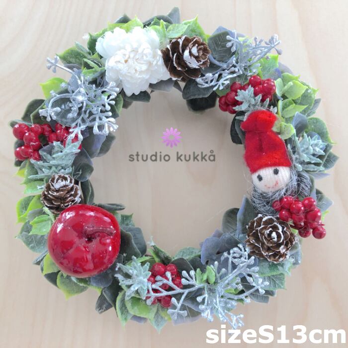 製作ご希望の方は、コメント下さい。クリスマスリース グリーン