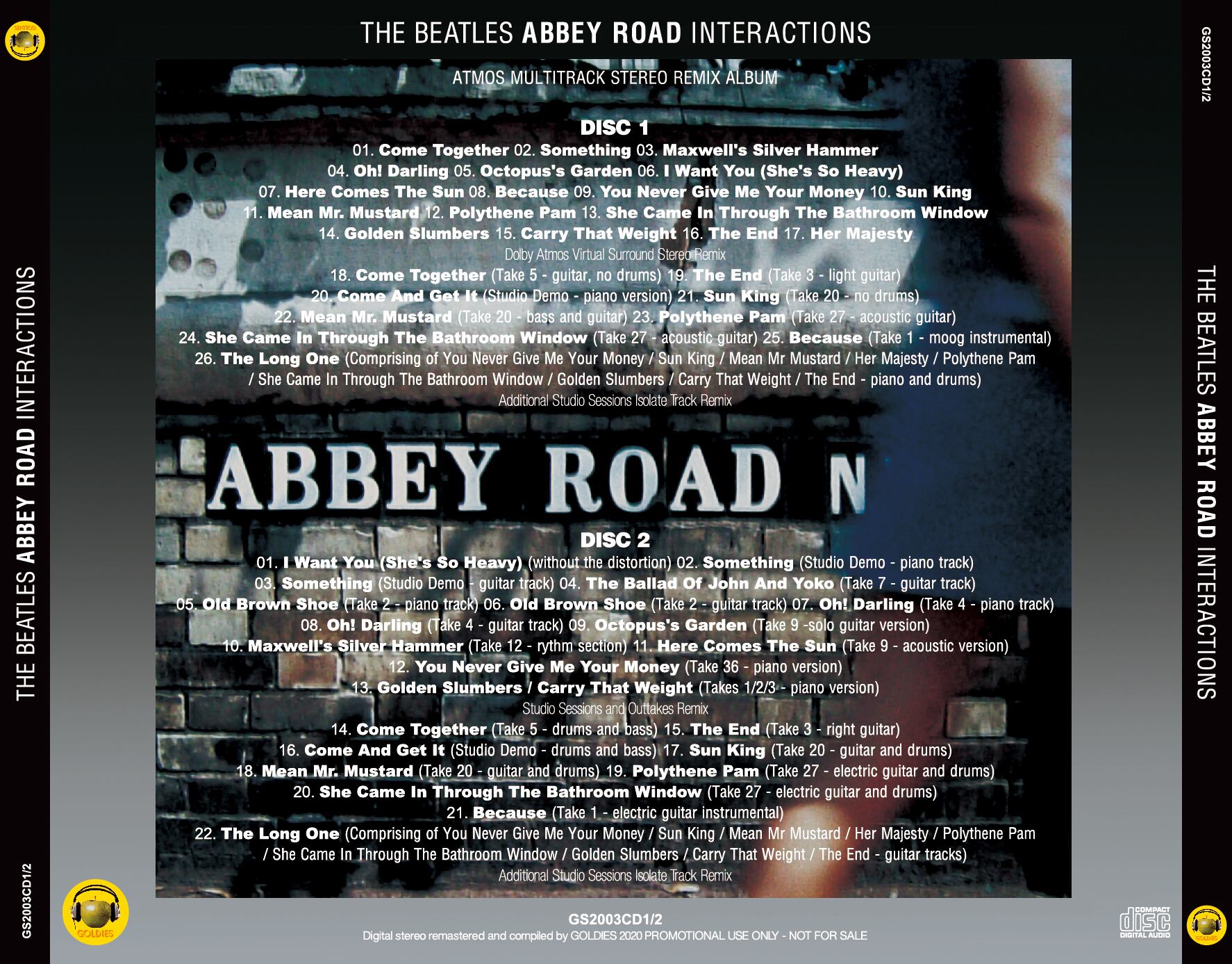 BEATLES / ABBEY ROAD INTERACTIONS (2CD) | BEATNIK GROOVE