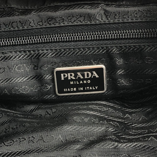 PRADA プラダ バックパック ブラック トライアングルロゴ ナイロン フロントバックル vintage ヴィンテージ オールド wedxv3