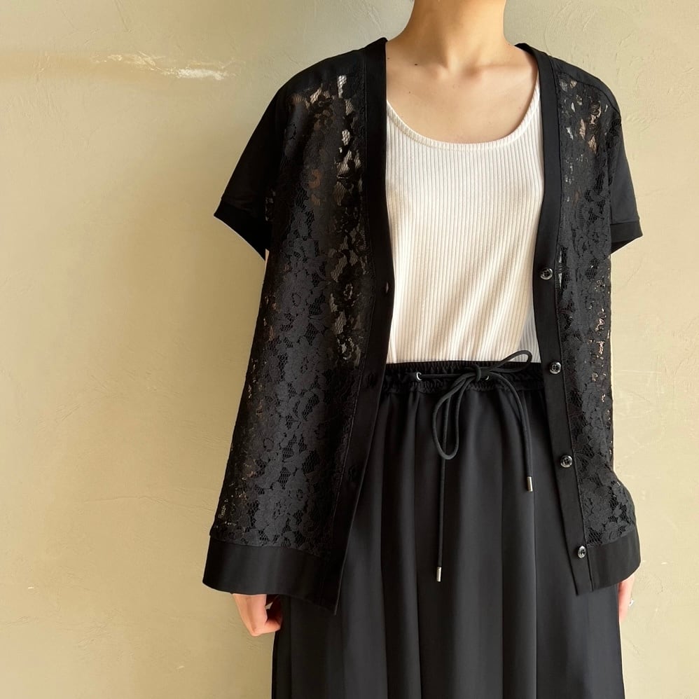 REI TOKYO レース 半袖カーディガン 11 REI TOKYO レース 半袖カーディガン 11 - メルカリ