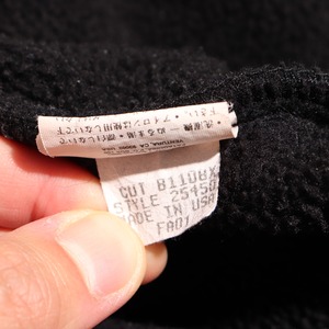 美品 M 黒×黒 USA 01年 シンチラスナップT Patagonia パタゴニア ブラック