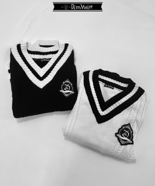 DimMoire学園セーター【White】