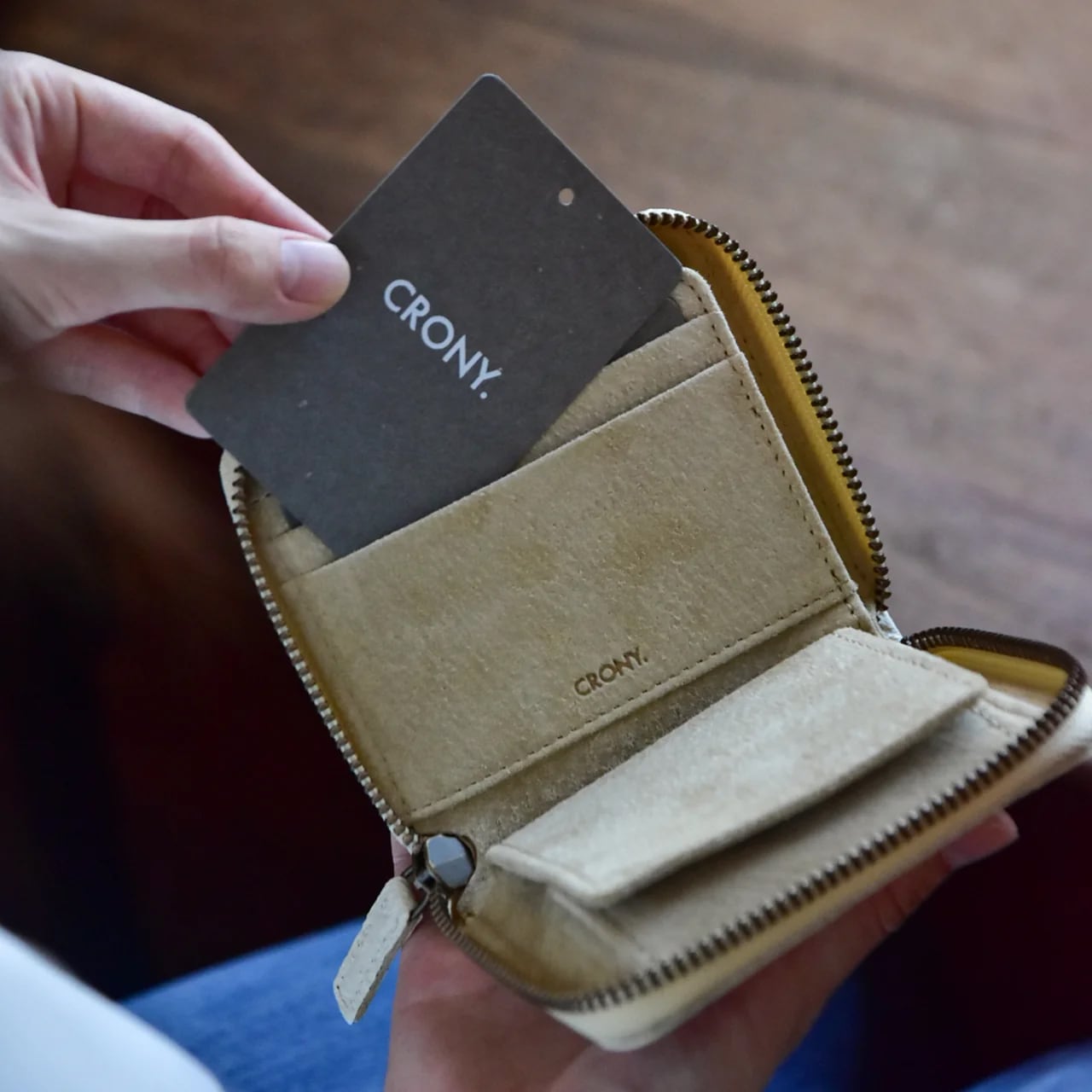 WASHI】MINI ROUND ZIP WALLET / ミニラウンドジップウォレット | ON
