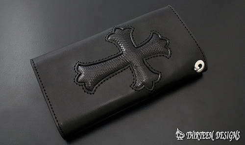 THIRTEEN DESIGNS サーティーンデザインズ KWA-3N CROSS LONG WALLET