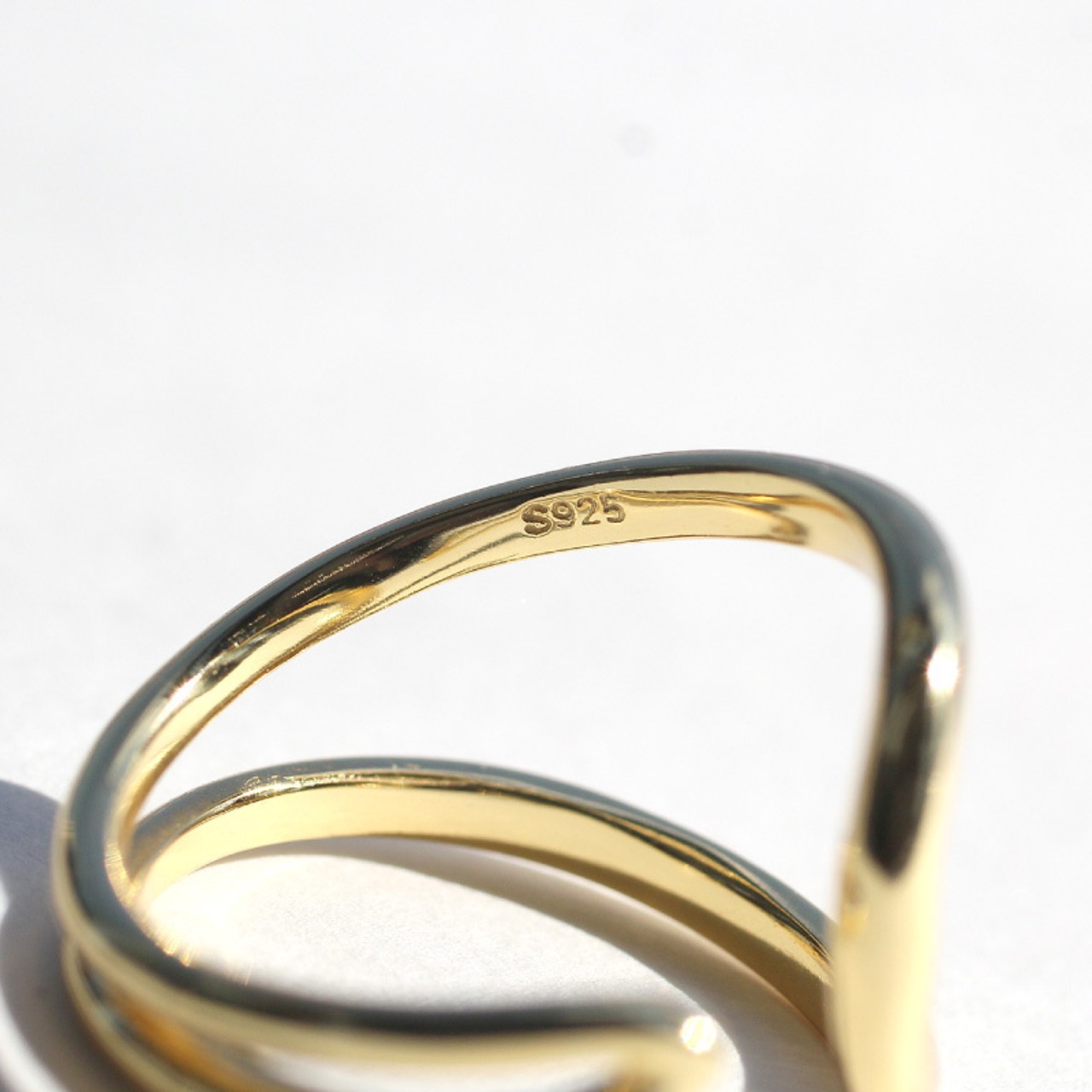 【クリックポスト】シルバー925 シンプルオープンリング　1485