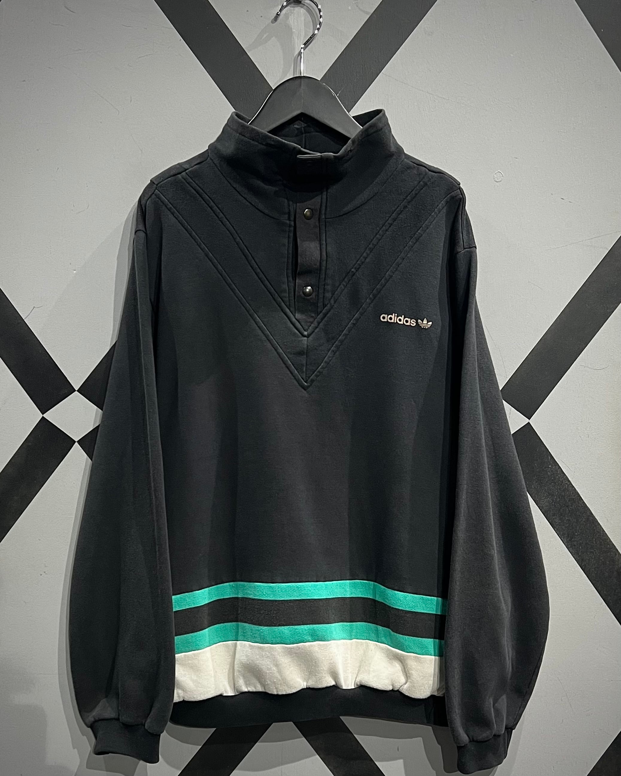 オ*ス様 激レア‼️70s～80s フランス製 ventex old adida X VINTAGE】70's〜80's “adidas” “VENTEX” French Vintage Loose Sweat