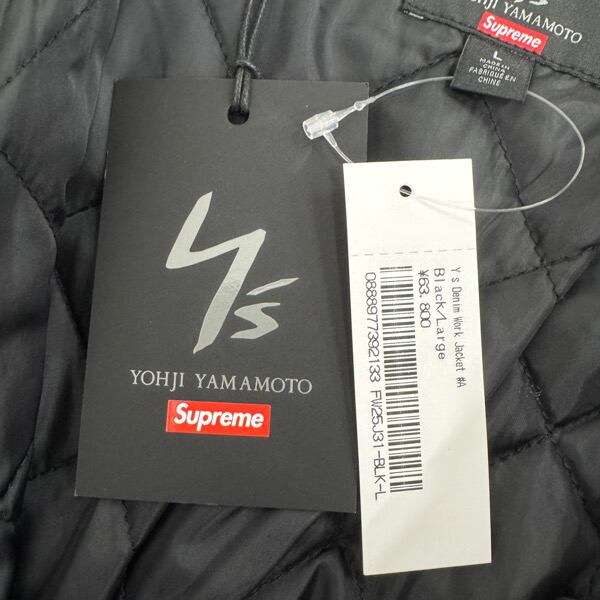 未使用】SUPREME×Y's/シュプリーム×ワイズ【25AW】YOHJI YAMAMOTO