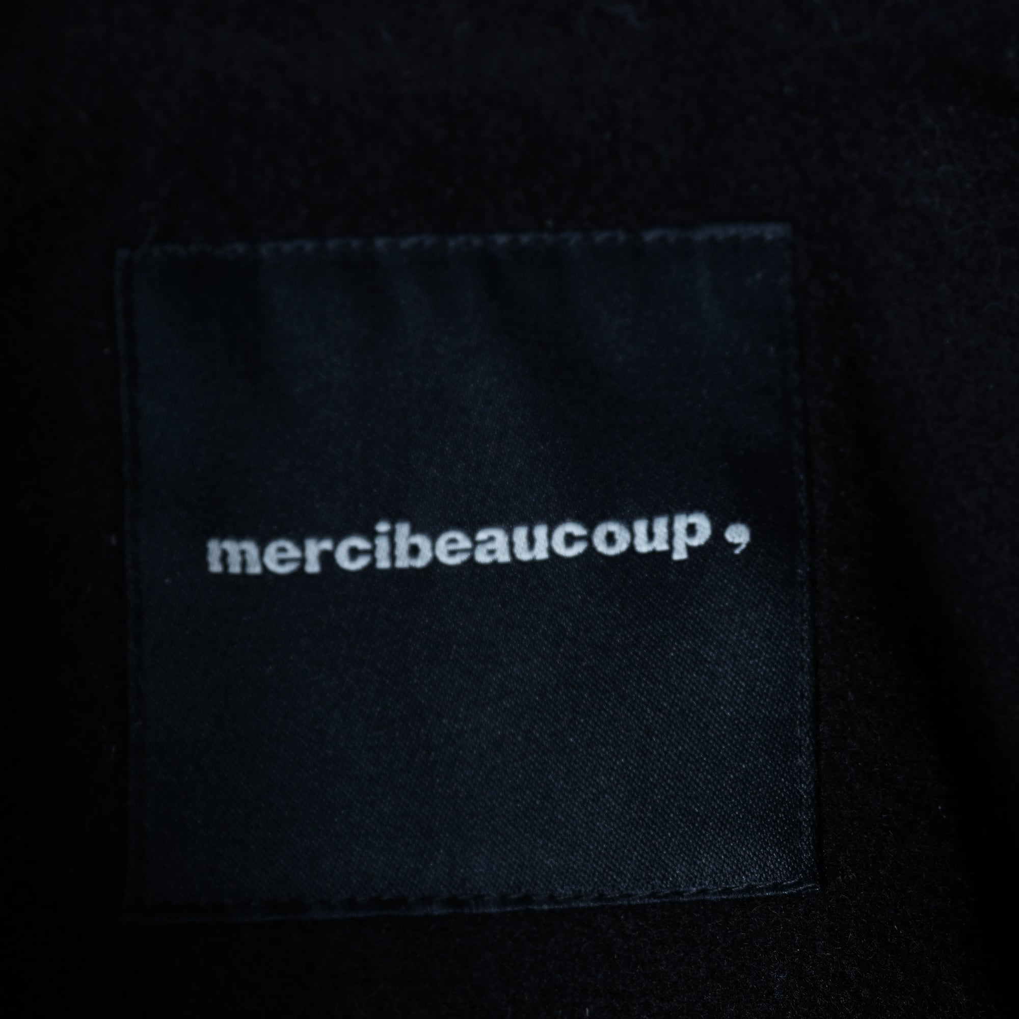 merci beaucoup】メルシーボーク― ウールマルコート black | MIXHIVE