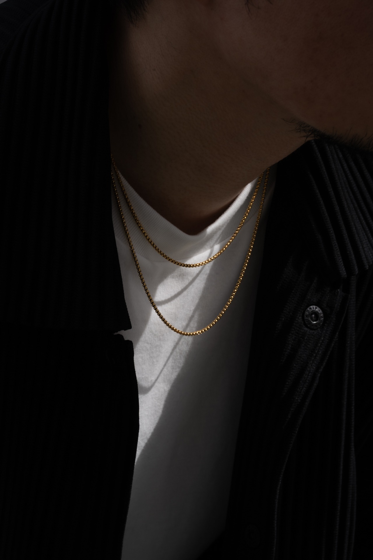 5/2(sat)発売【Box Glow Skin Necklace】 / GOLD