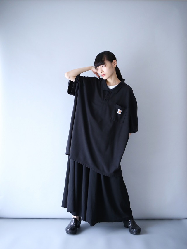 "Carhartt" XXXL super over silhouette polo shirt