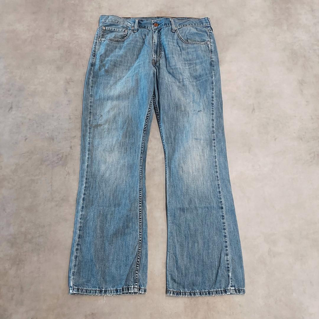 リーバイス527 Levis W36 フレアデニム 青 古着 ブーツ 20212
