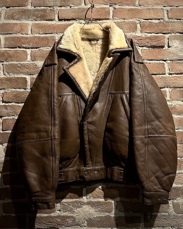 【Caka act3】Double Riders Type Vintage Mouton Jacket