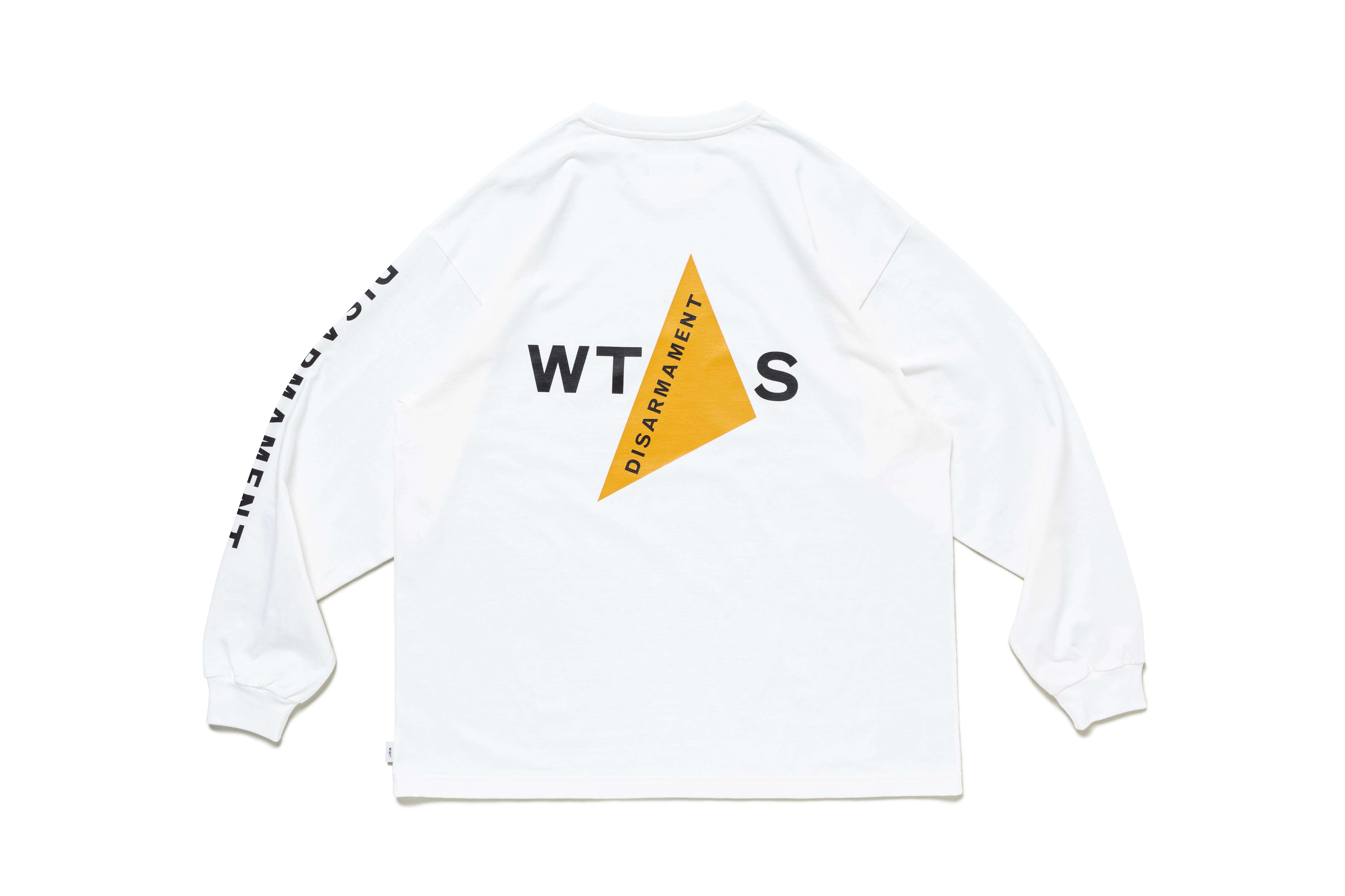 WTAPS黒サイズ１OBJ /LS / COTTON. CONTAINING