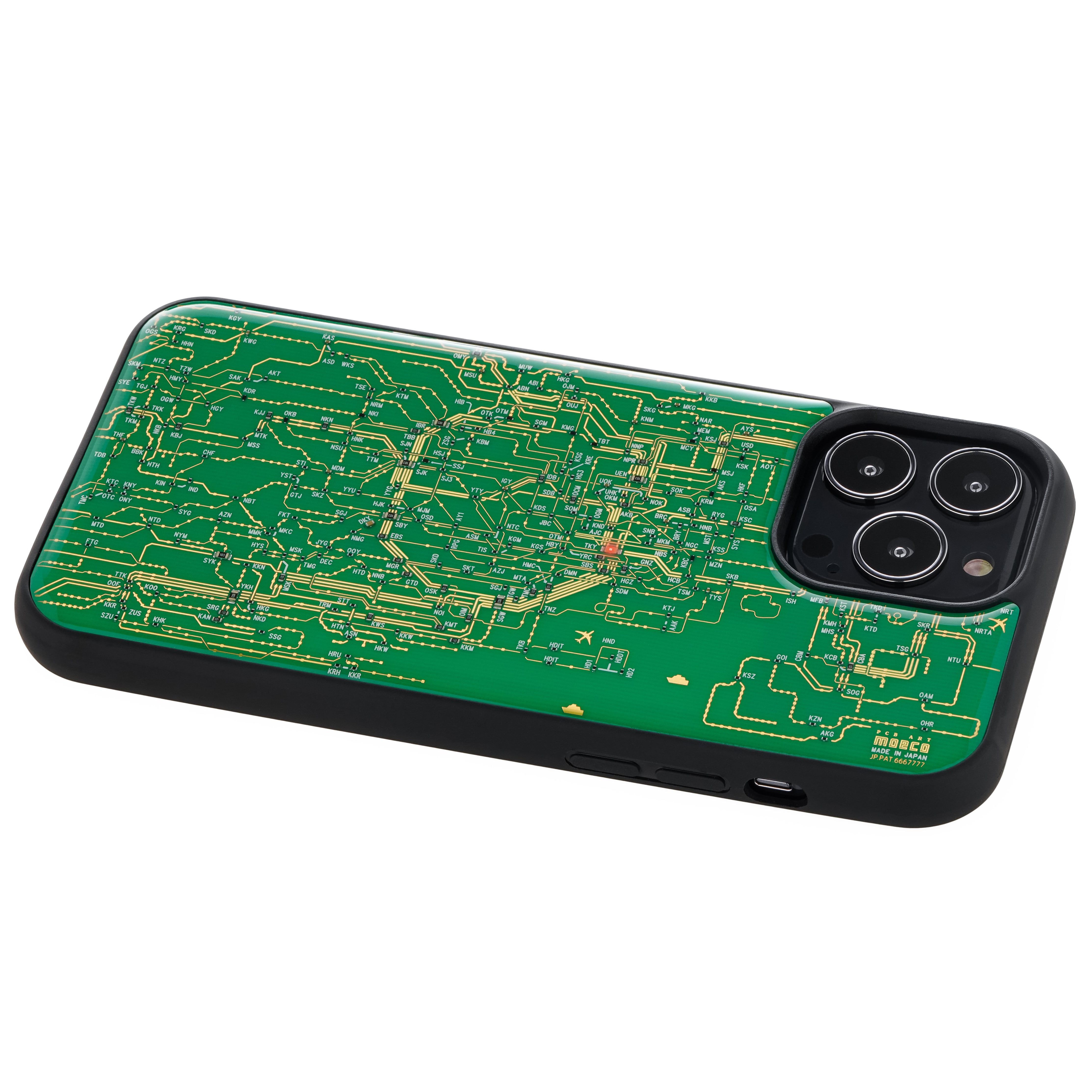 FLASH 東京回路線図 iPhone 13 Pro Max ケース | PCB ART moeco