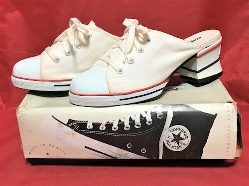 CONVERSE（コンバース） MULE HI HEELED（ミュール ハイヒールド）7 23cm 白⑤❻