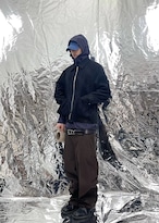 Pointless Triple-Sleeve Wave Jacket "black"