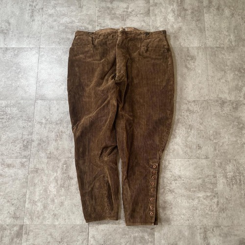 30-40s Falzar ジョッパーズ コーデュロイ ブラウン パンツ W39
