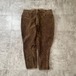 30-40s Falzar ジョッパーズ コーデュロイ ブラウン パンツ W39