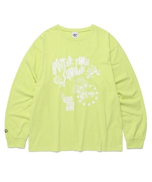 [CAVISH] HOTTER THAN SUMMER LS TEE GREEN(CV2DFUT551A)