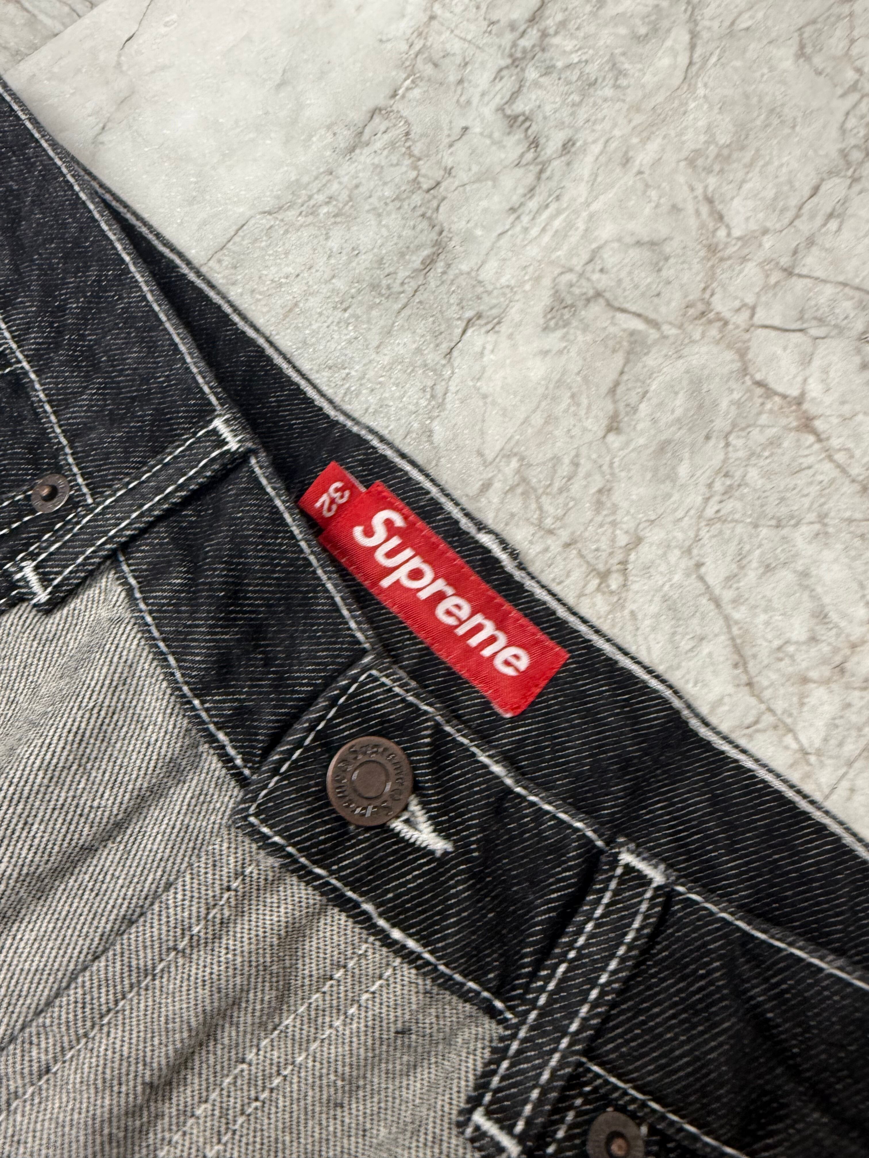 Supreme 2-Tone Paneled Jean 