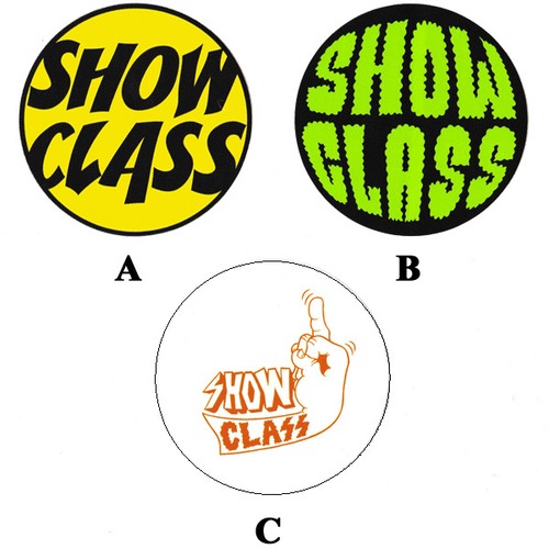 SHOW CLASS MAGAZINE ステッカー 3タイプ